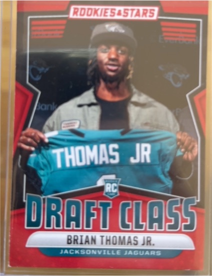 2024 Panini Rookies & Stars #DC-BTJ Brian Thomas Jr. Draft Class — front