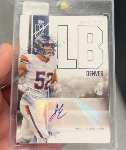 2024 Topps Signature Class #RCA-JE Jonah Elliss — front