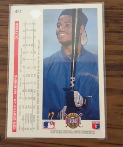 1991 Upper Deck #424 Ken Griffey Jr. — front