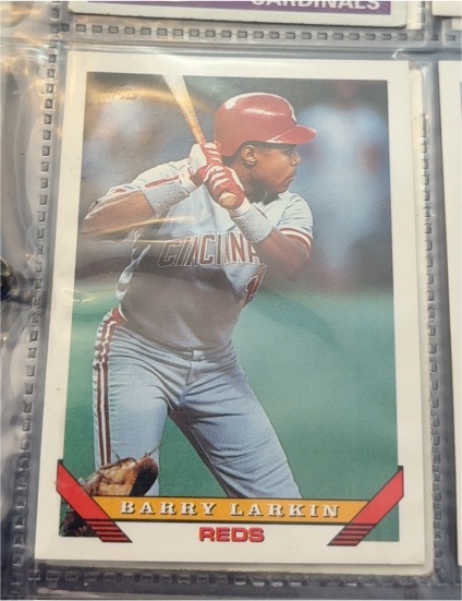 1993 Topps #110 Barry Larkin — front