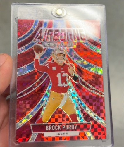 2024 Panini Rookies & Stars Airborne #A-BPY Brock Purdy — front
