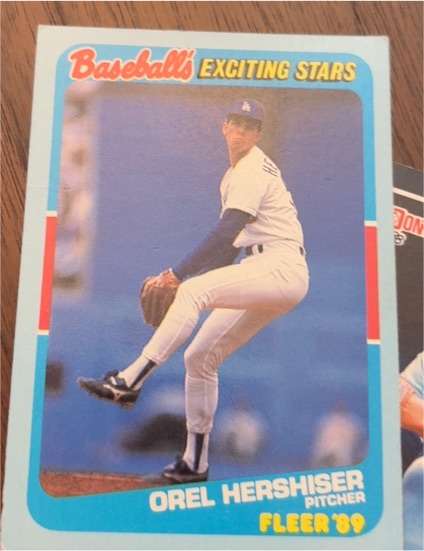 1989 Fleer Baseball's Exciting Stars #24 Orel Hershiser — front