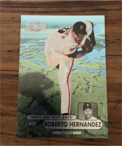 1998 Fleer Metal Universe #39 Roberto Hernandez — front