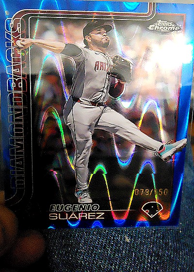 2025 Topps Chrome #328 Eugenio Suarez — front