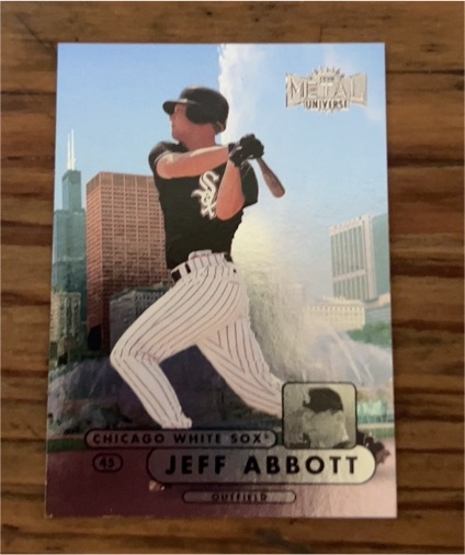 1998 Fleer/SkyBox Metal Universe #2 Jeff Abbott — front