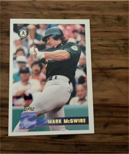 1996 Topps #145 Mark McGwire — front
