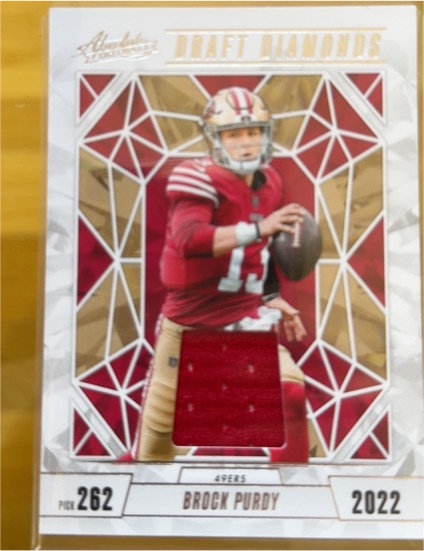 2024 Panini Absolute Draft Diamonds #DDJ-BPY Brock Purdy — front