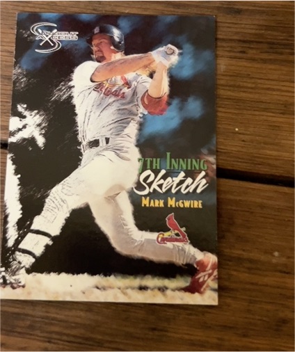 1998 SkyBox Dugout Axcess #127 Mark McGwire — front