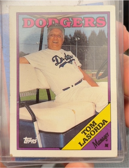1988 Topps #74 Tom Lasorda — front