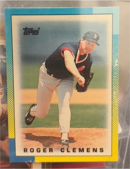 1990 Topps Mini #4 Roger Clemens — front