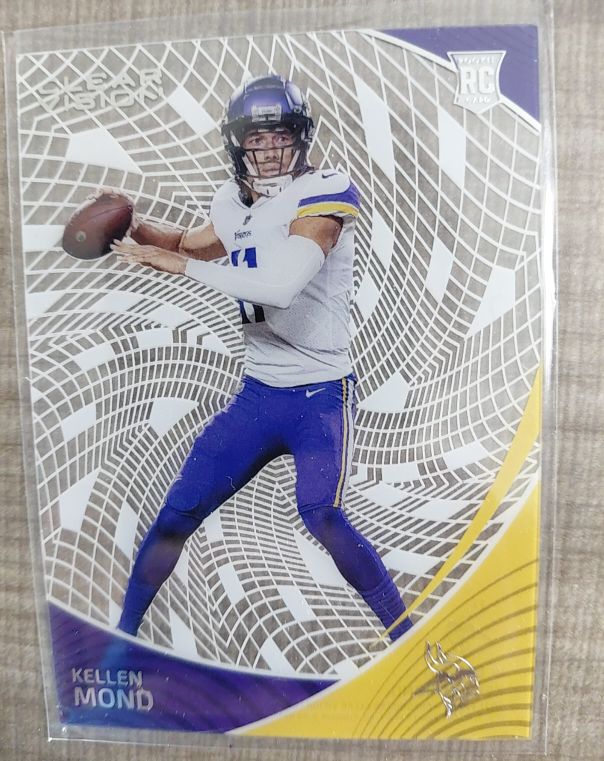 2021 Panini Chronicles Clear Vision #CVR-25 Kellen Mond — front