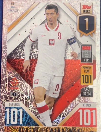 2022-23 Topps Match Attax 101 #1 Robert Lewandowski — front