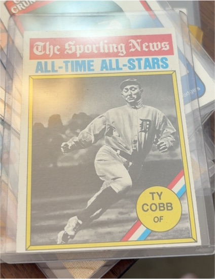 1976 Topps #346 Ty Cobb The Sporting News All-Time All-Stars — front