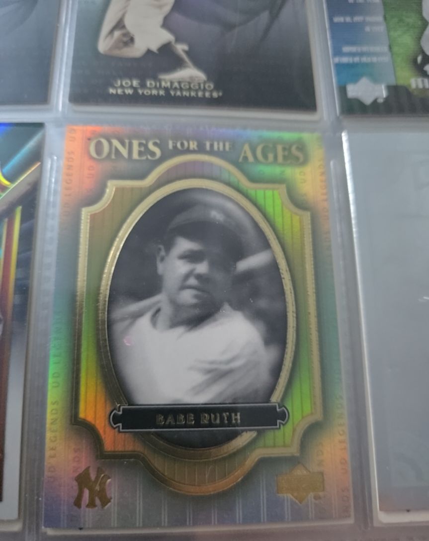 2000 Upper Deck Legends Ones for the Ages #O3 Babe Ruth — front