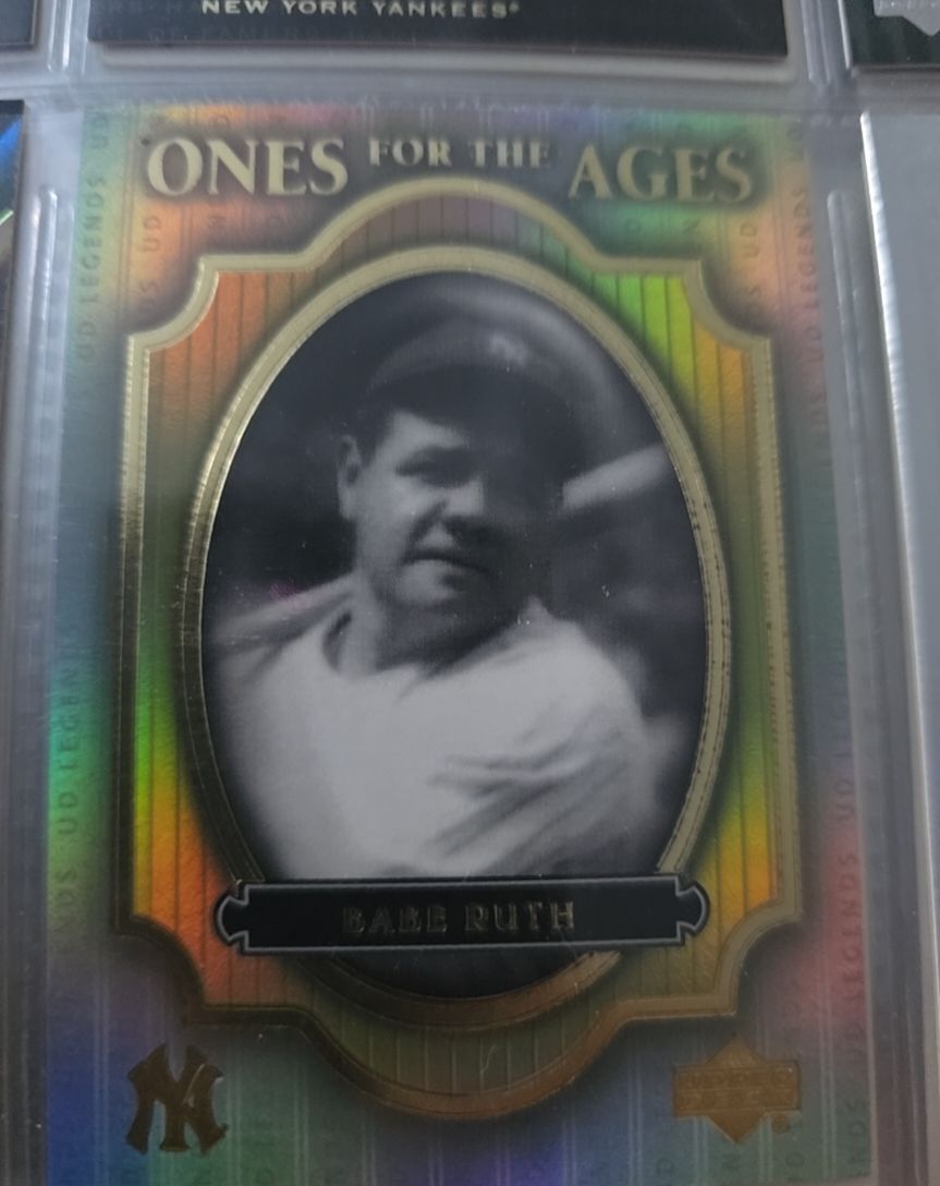 2000 Upper Deck Legends Ones for the Ages #O3 Babe Ruth — front
