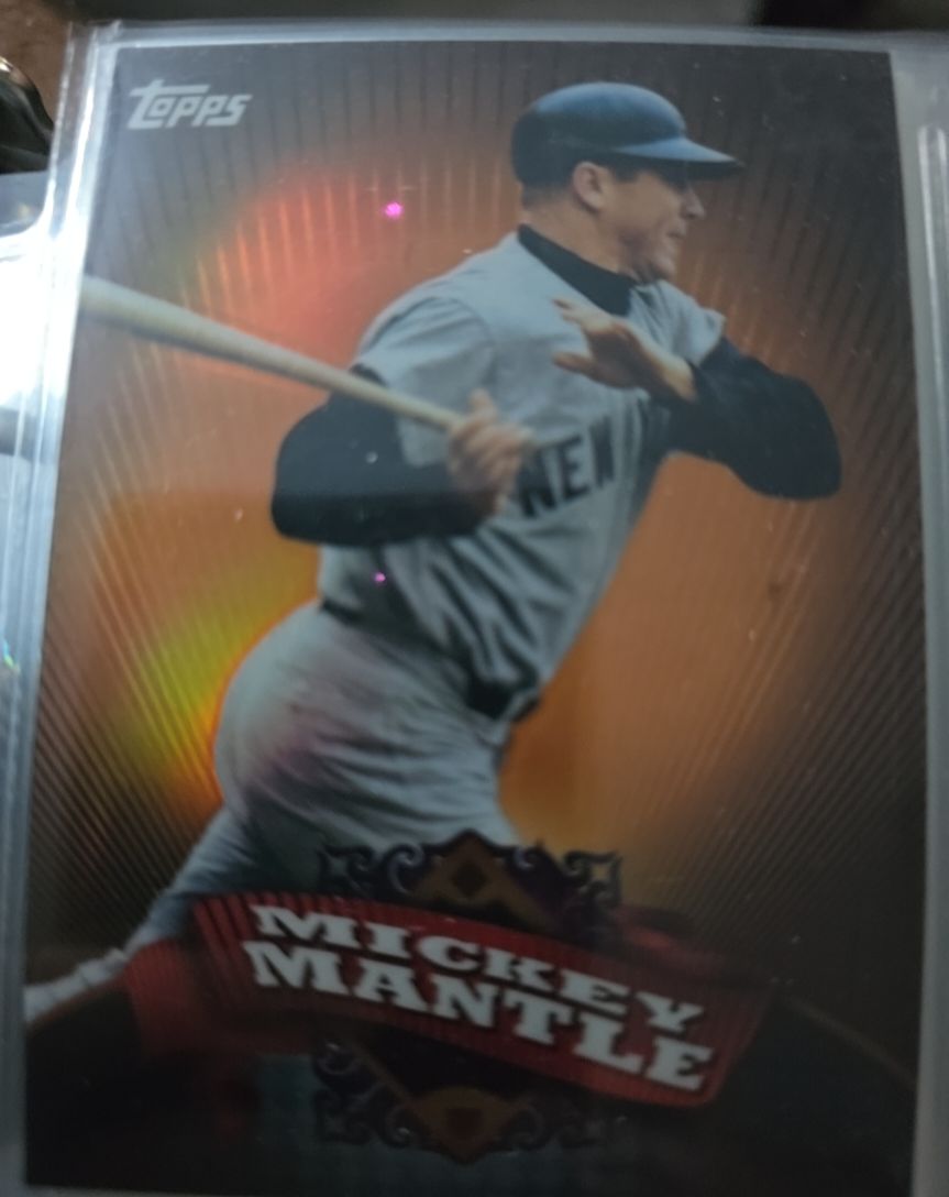 2010 Topps Chrome Target Exclusive Refractor #BC-4 Mickey Mantle — front