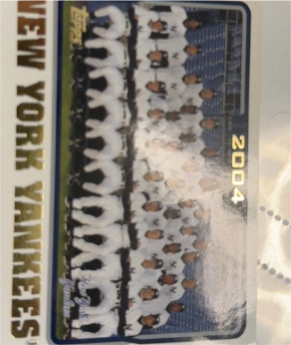 2004 Topps New York Yankees Team Card — front