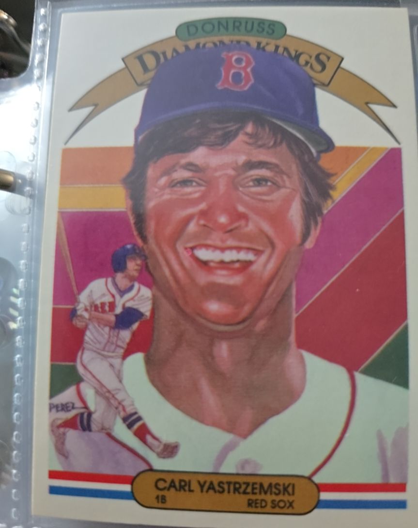 1983 Donruss Diamond Kings #25 Carl Yastrzemski — front