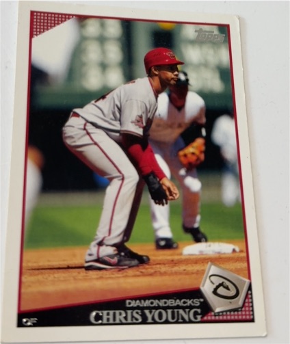 2009 Topps #335 Chris Young Arizona Diamondbacks — front