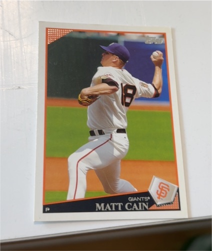 2009 Topps #546 Matt Cain — front