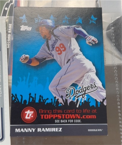 2009 Topps ToppsTown #TTT41 Manny Ramirez — front