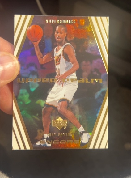 1999-00 Upper Deck Encore Upper Realm #UR5 Gary Payton — front