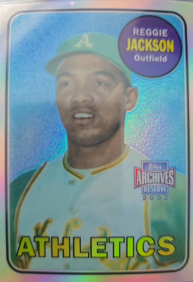 2002 Topps Archives Reserve #ARR14 Reggie Jackson — front