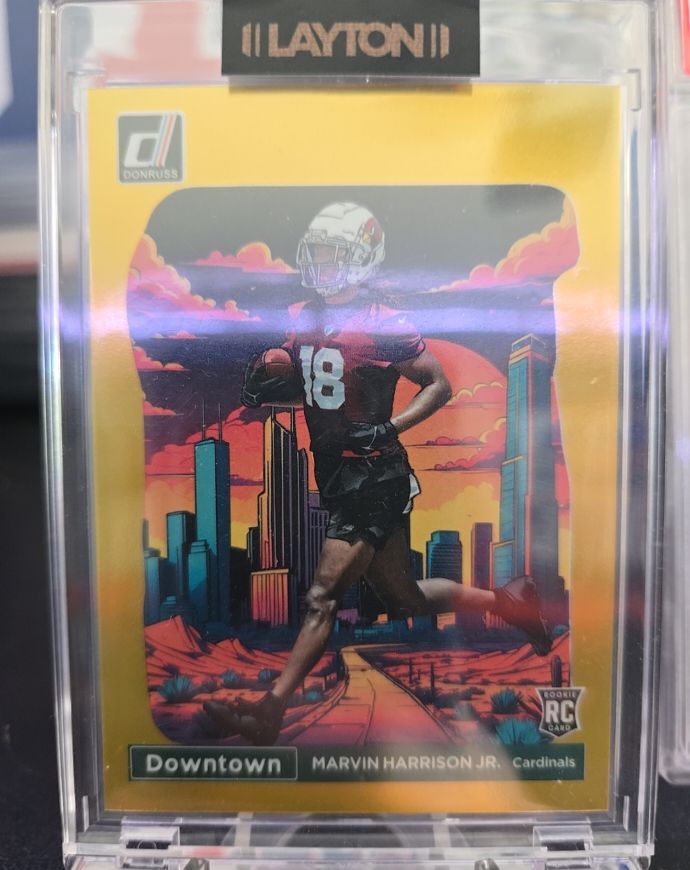 2024 Panini Donruss #12 Marvin Harrison Jr. Downtown — front