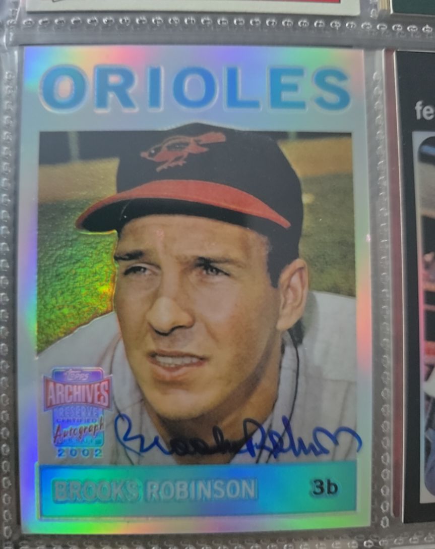 2002 Topps Archives Reserve #230 Brooks Robinson — front