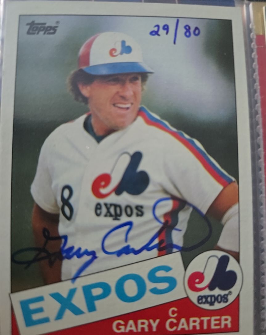 1985 Topps #230 Gary Carter — front