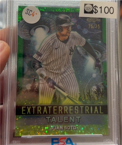 2024 Topps Cosmic Chrome Extraterrestrial Talent #ET-5 Juan Soto — front