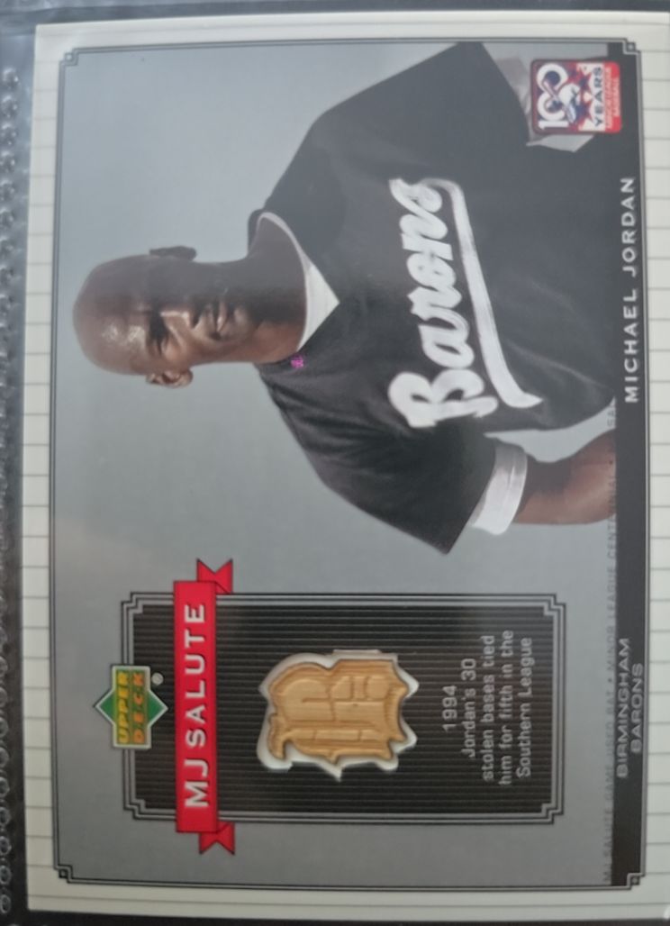 2001 Upper Deck Centennial MJ Salute #MJ-B1 Michael Jordan — front