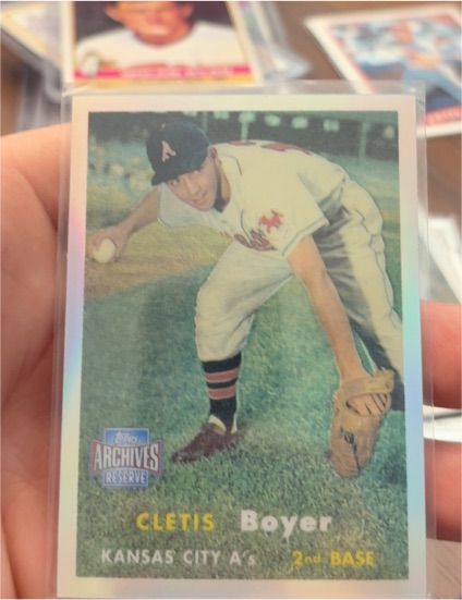 2001 Topps Archives Reserve #88 Cletis Boyer — front