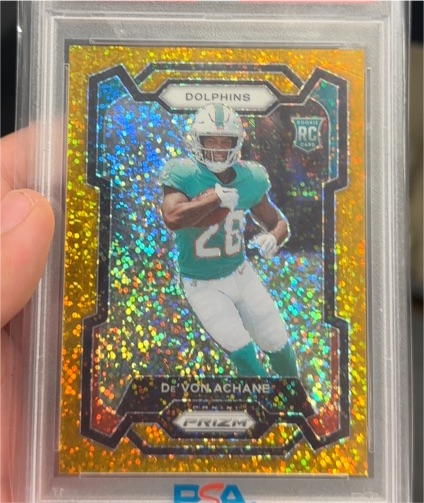 2023 Panini Prizm #365 De'Von Achane — front