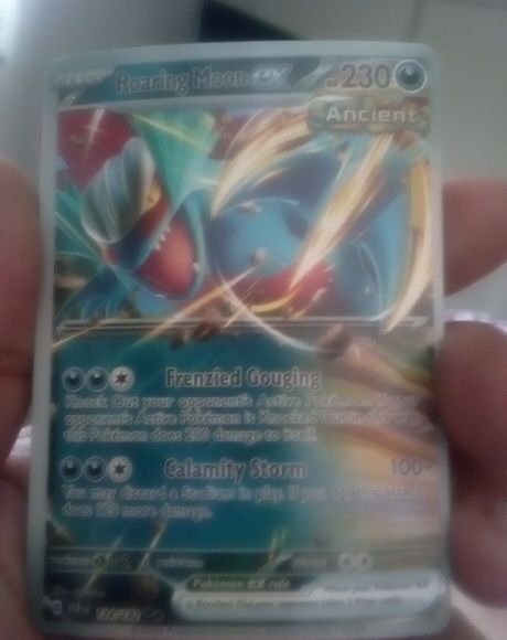2024 Pokémon S&V Paradox Rift #124 Roaring Moon ex — front