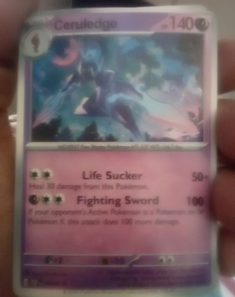 2023 Pokémon TCG Scarlet & Violet Paldean Fates #040 Ceruledge — front
