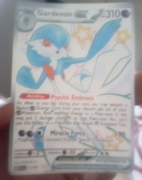 2024 Pokemon Scarlet & Violet Paldean Fates #217 Gardevoir ex — front