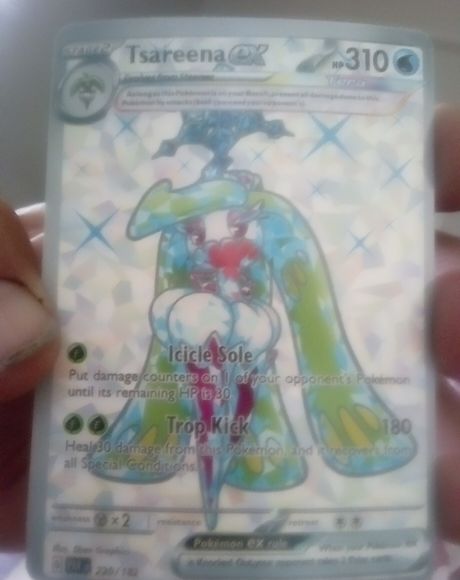 2023 Pokémon SV Paradox Rift #220 Tsareena EX — front