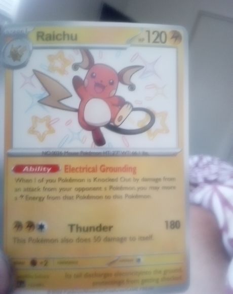 2024 Pokémon Scarlet & Violet Paldean Fates #132 Raichu — front