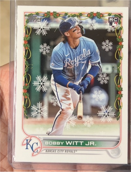 2022 Topps Holiday #HW150 Bobby Witt Jr. — front