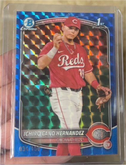 2025 Bowman Chrome #BCP-18 Ichiro Cano Hernandez — front