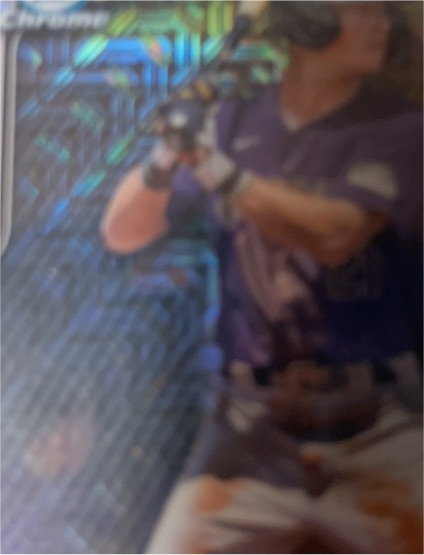 2020 Topps Chrome Pulsar Baseball Card — front
