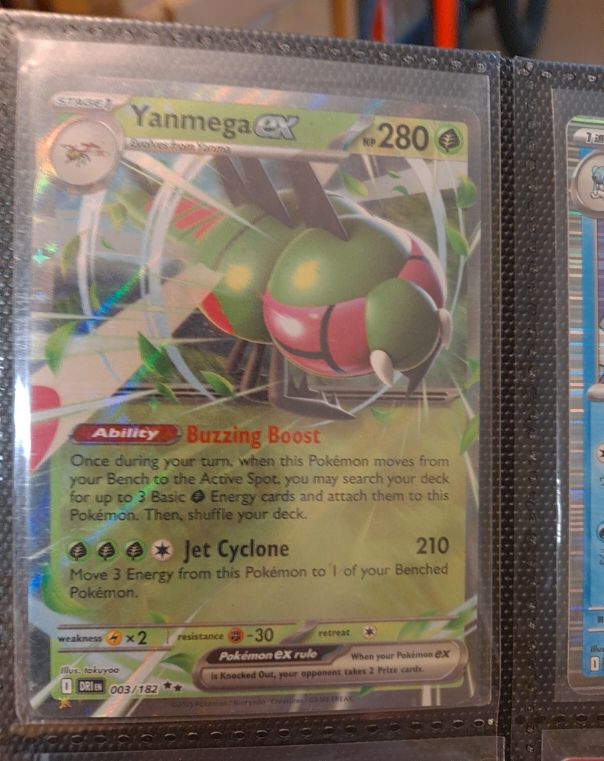 2025 Pokemon TCG SV10 Destined Rivals #003 Yanmega ex — front