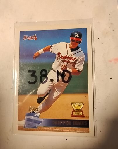 1996 Topps #177 Chipper Jones — front