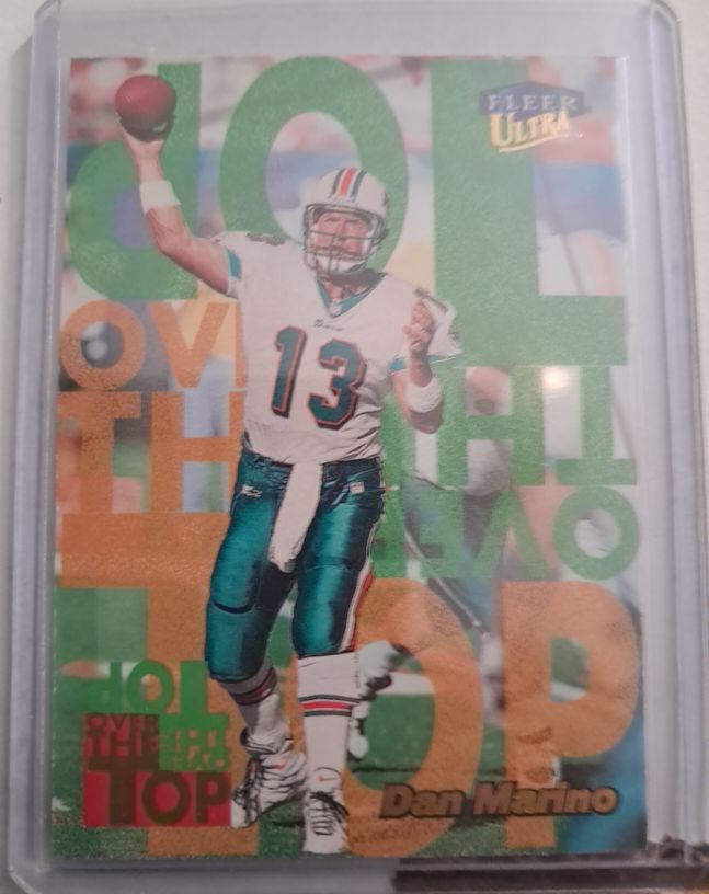 1999 Fleer Ultra Over The Top #13OT Dan Marino — front