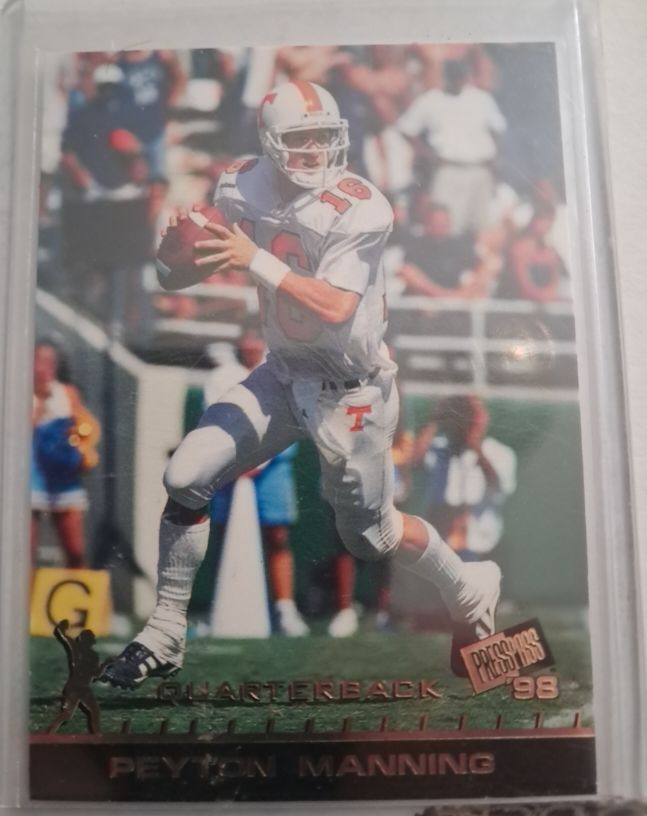1998 Press Pass #50 Peyton Manning — front