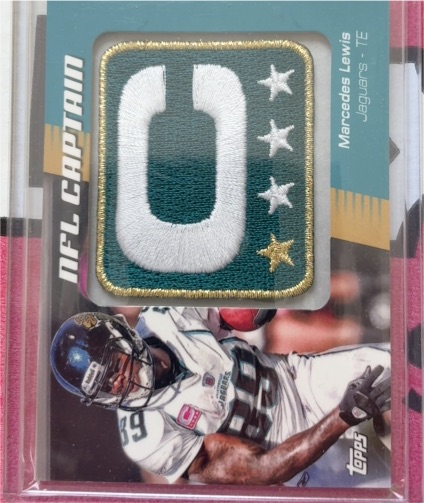 2012 Topps NFL Captains Patch #NCPML Marcedes Lewis — front