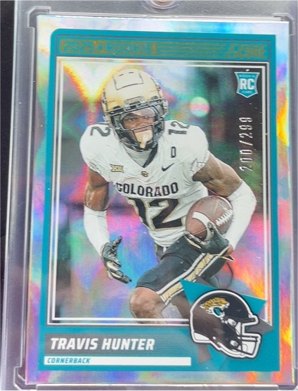 2025 Panini Score #20 Travis Hunter — front