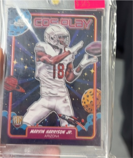 2024 Topps Chrome Cosmic #CP-18 Marvin Harrison Jr. — front