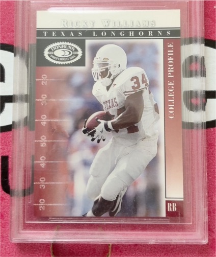 2000 Donruss Preferred QBC College Profile #44 Ricky Williams — front